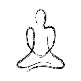109355554-stock-vector-hand-drawing-person-in-meditation-pose-on-white-background
